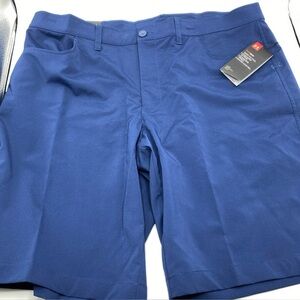 Under Armour Shorts Mens 40 Navy HeatGear Loose Fit Golf 11" Inseam Performance